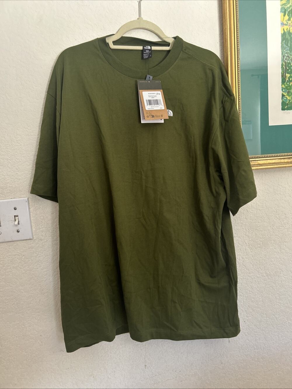 The North Face Evolution Box NSE Short-Sleeve T-Shirt In Woodland Green Size L